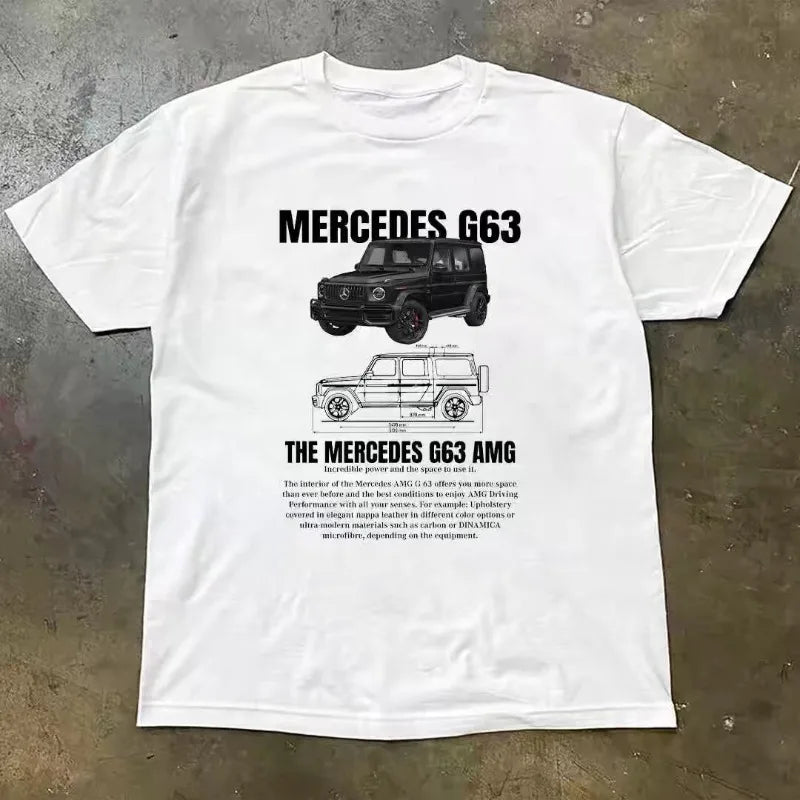 Off-Road vehicle Printed Men's T-Shirt Cotton Casual O-Neck Short Sleeve Women‘s Streetwear Oversize High Quality SUV Tees Tops