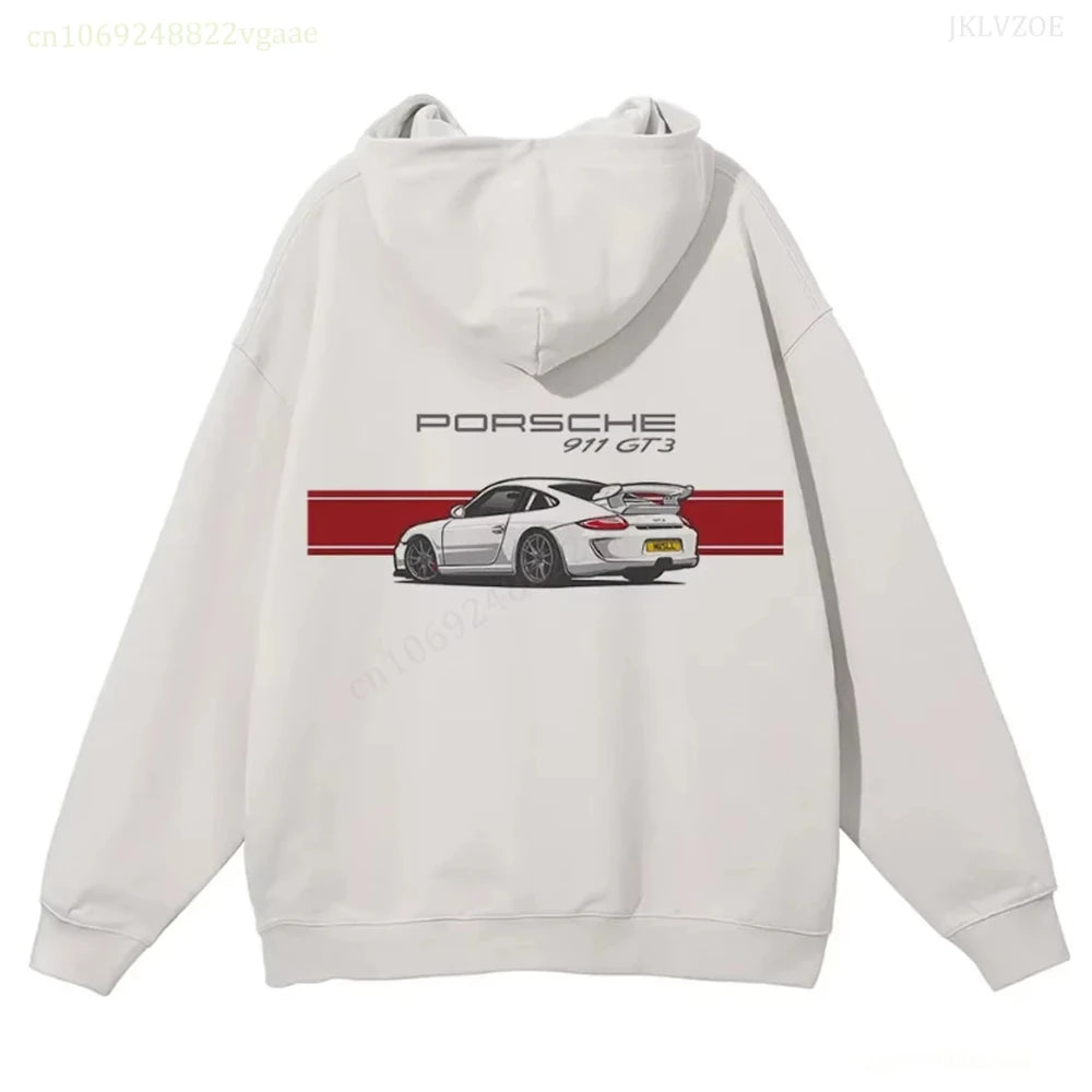 Autumn Winter Need Money for POrsche Hoodie Men Letter Graphic Hip Hop Pullover Cotton Sweatshirt Women Coat Designer Clothes